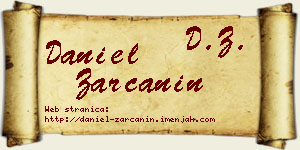 Daniel Žarčanin vizit kartica